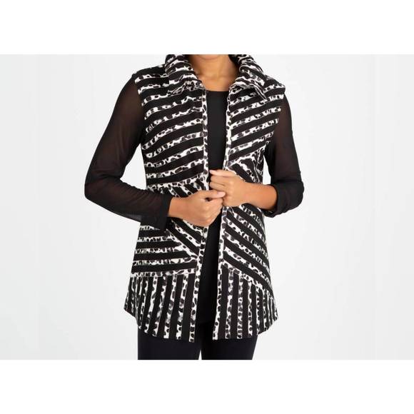 NEW BEREK devine snow leopard vest in multi - Picture 1 of 1